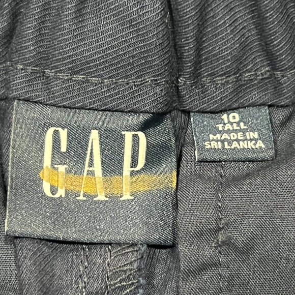 NWT GAP Women's Pleated Chino Shorts 10 TALL Blue #820660 - Picture 4 of 5